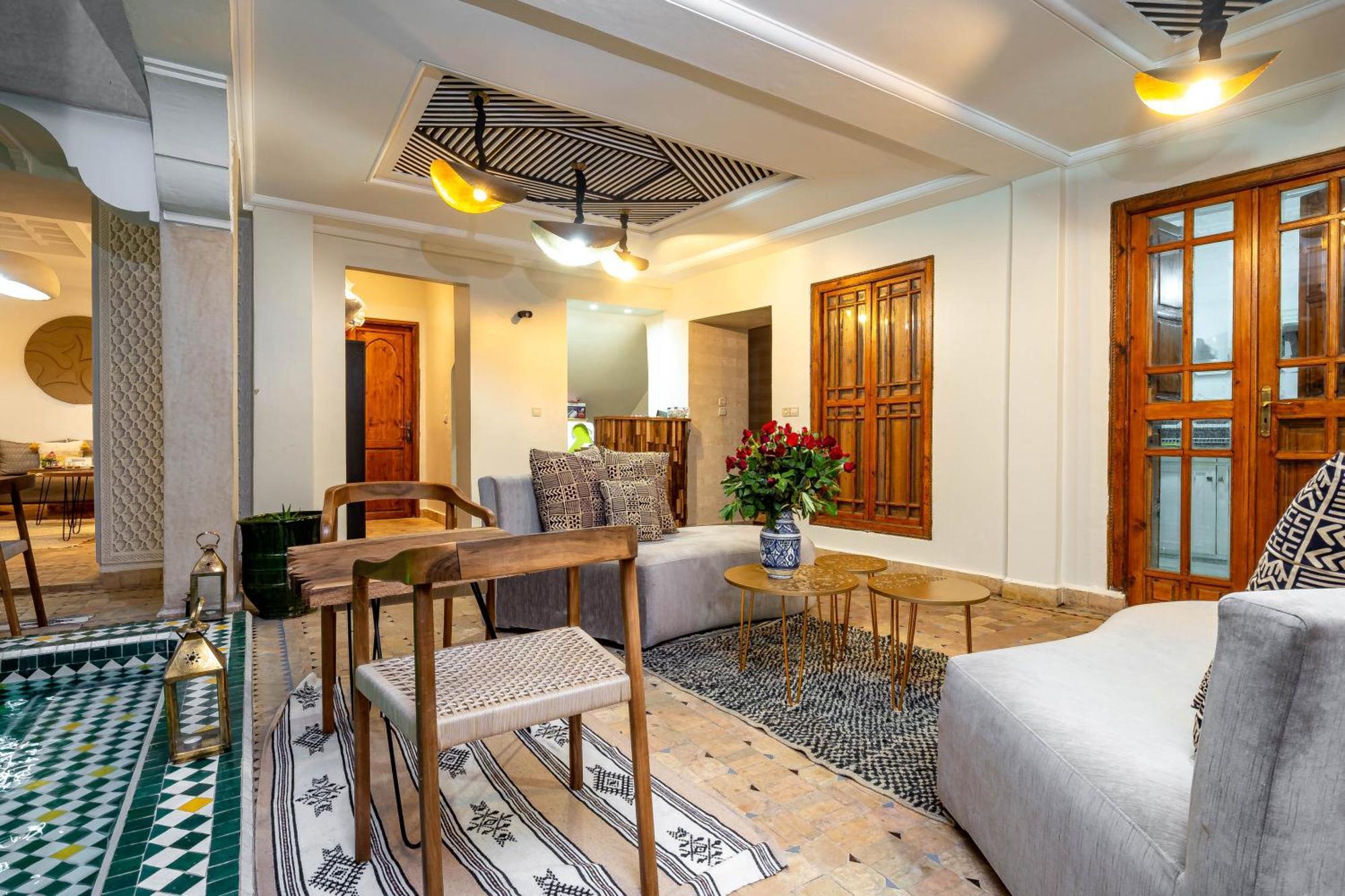 Riad La Croix Berbere Deluxe Marrakesh Bagian luar foto