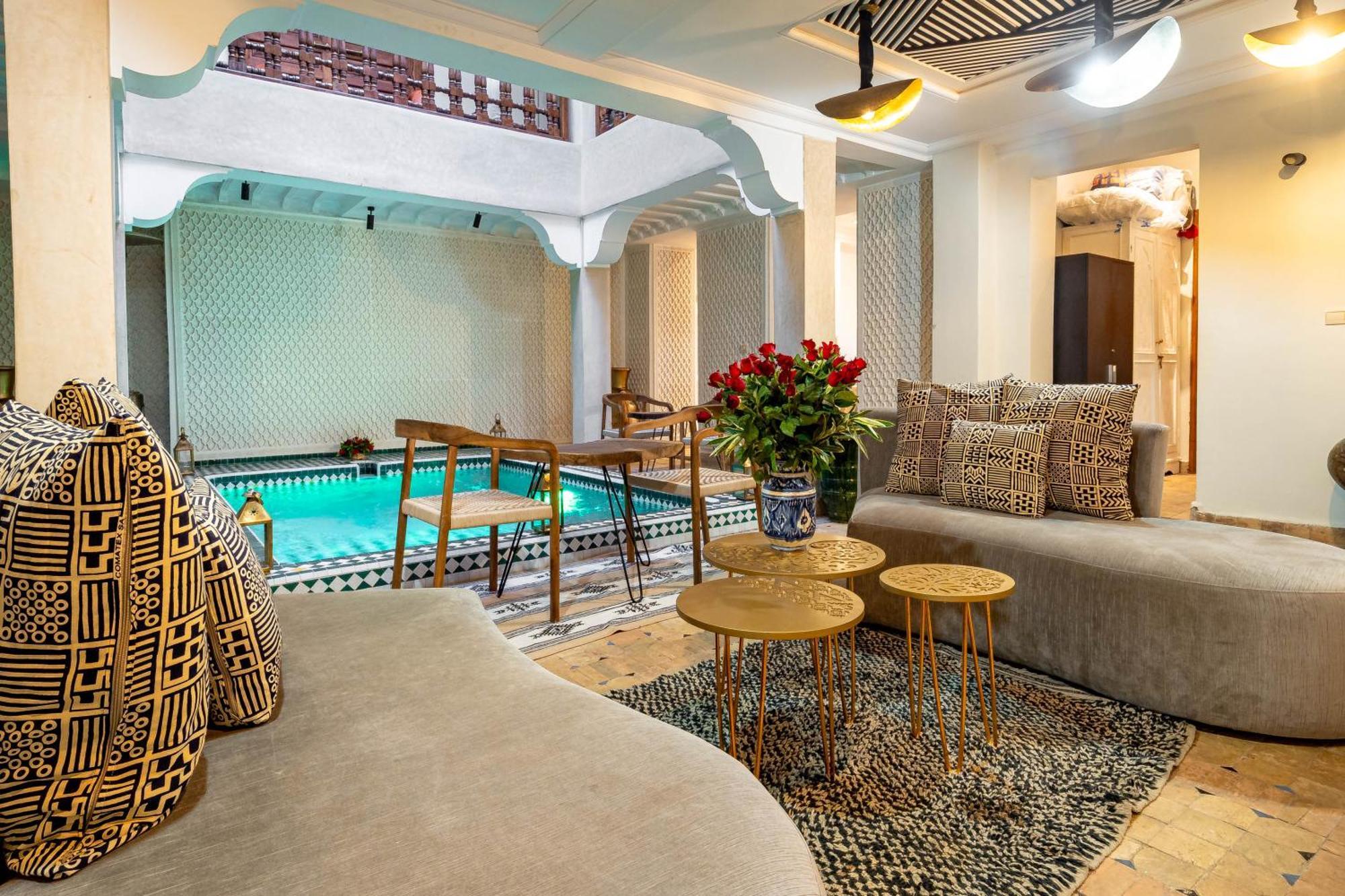 Riad La Croix Berbere Deluxe Marrakesh Bagian luar foto