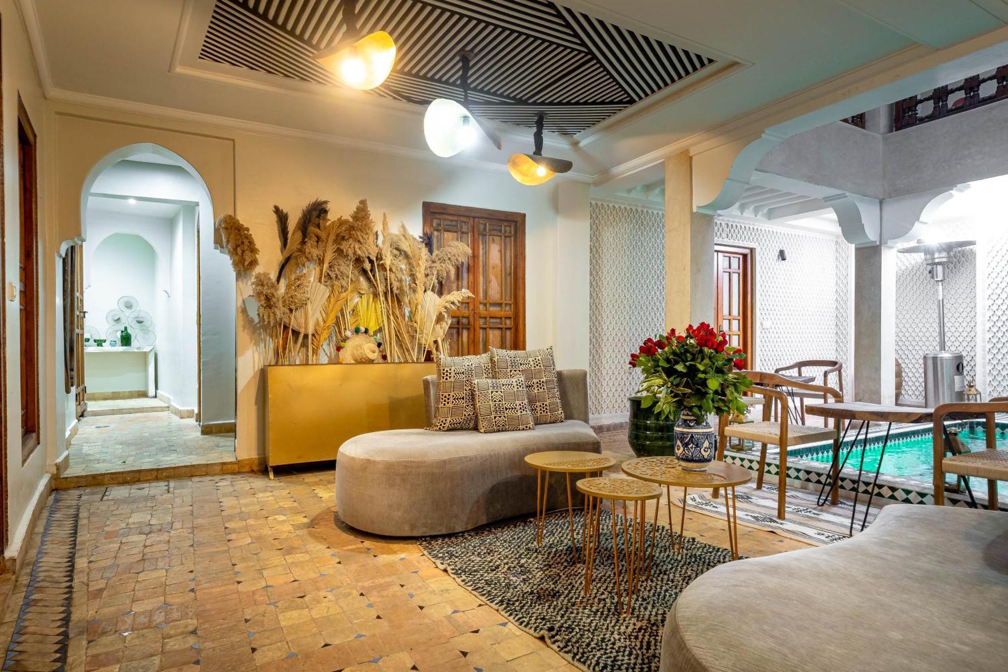 Riad La Croix Berbere Deluxe Marrakesh Bagian luar foto