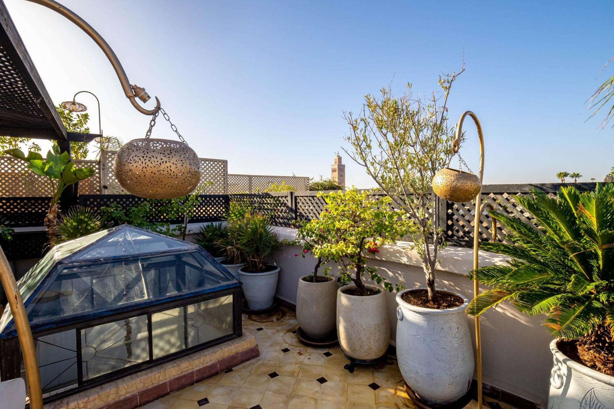 Riad La Croix Berbere Deluxe Marrakesh Bagian luar foto
