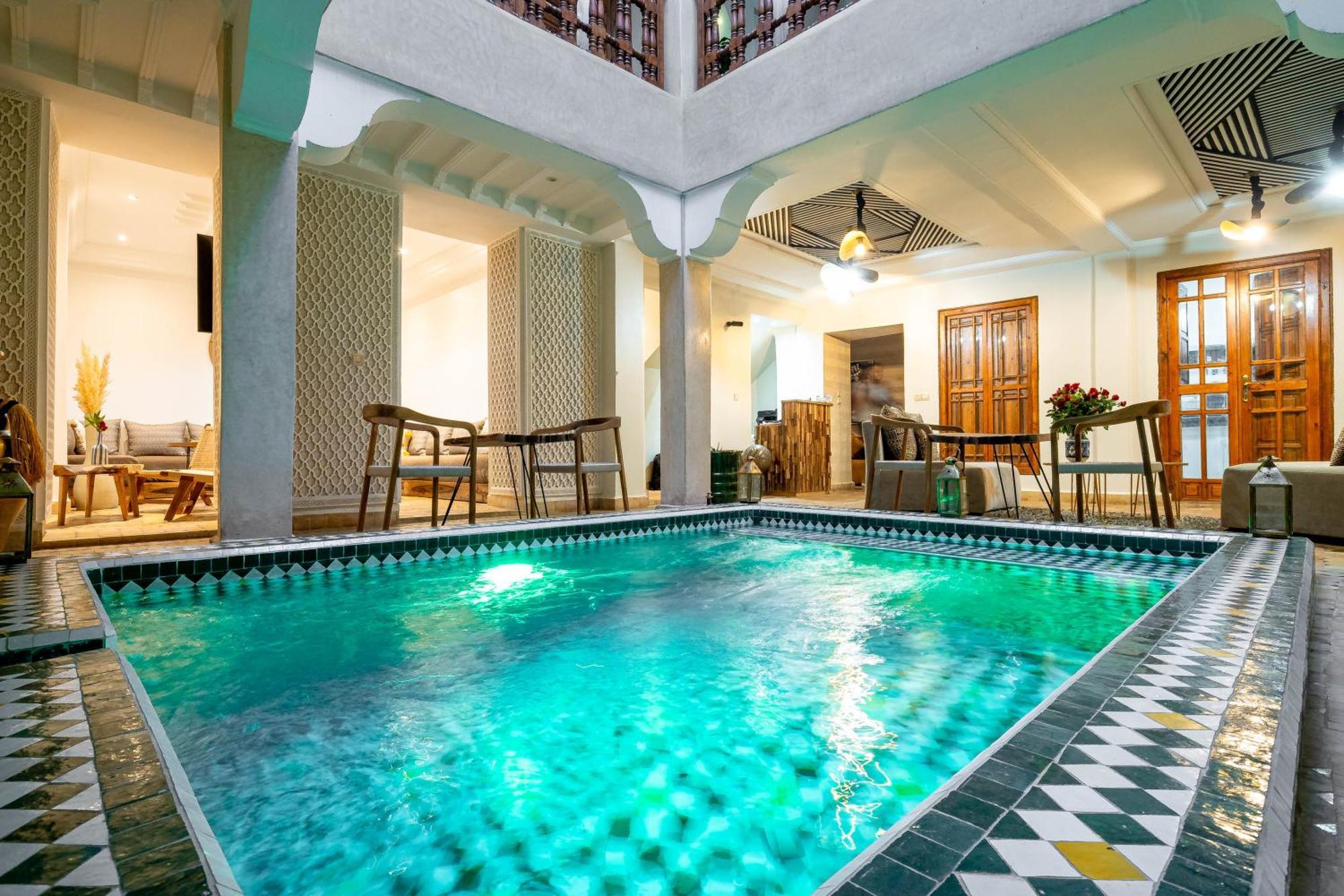 Riad La Croix Berbere Deluxe Marrakesh Bagian luar foto