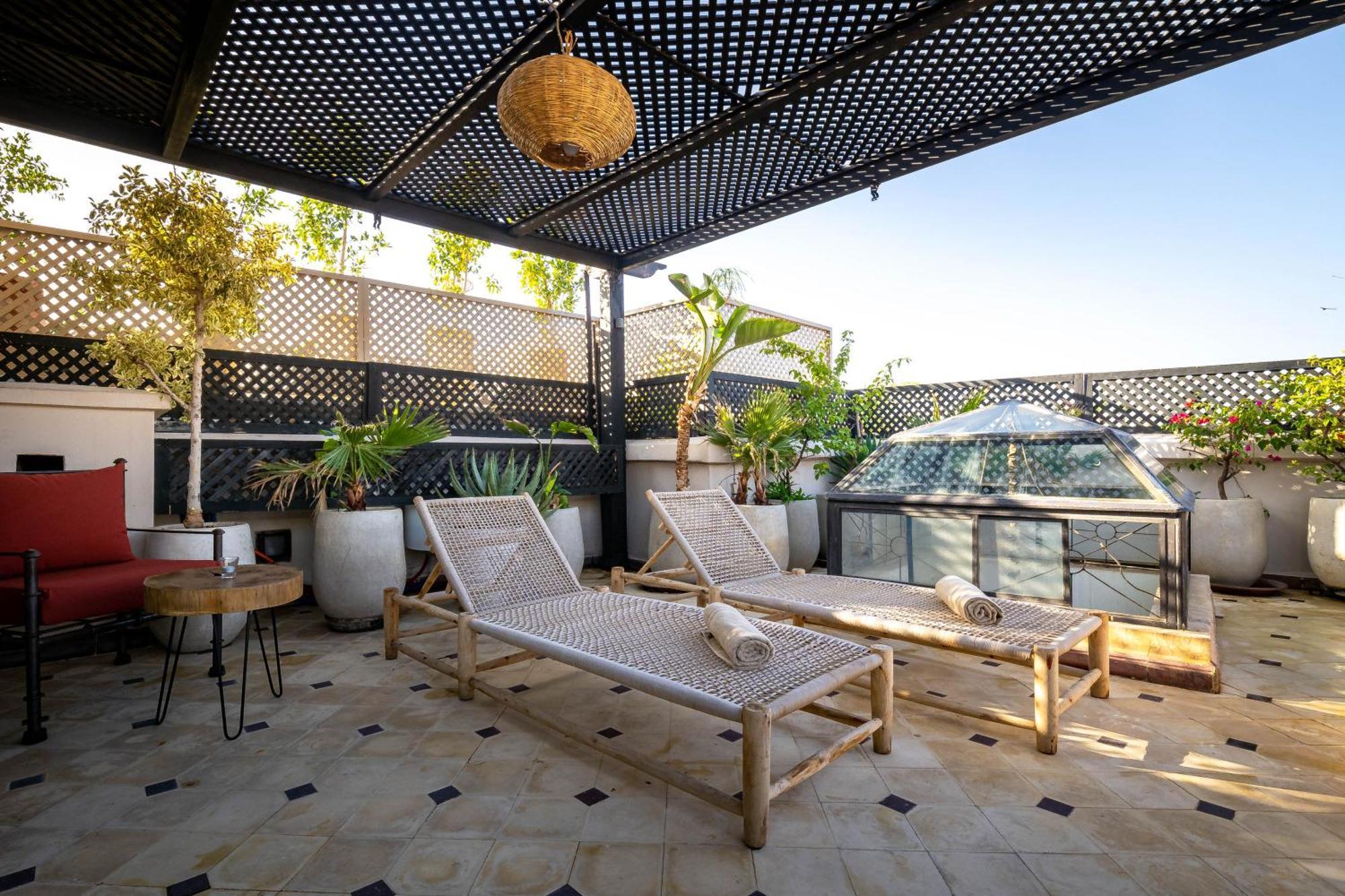 Riad La Croix Berbere Deluxe Marrakesh Bagian luar foto