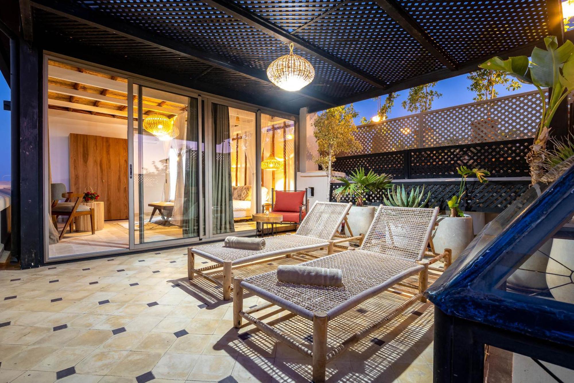 Riad La Croix Berbere Deluxe Marrakesh Bagian luar foto